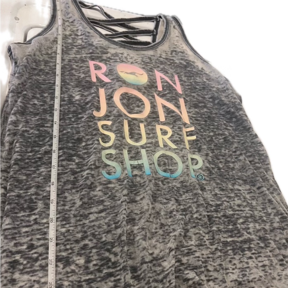 Sz M Ron Jon loose fit burn out tank